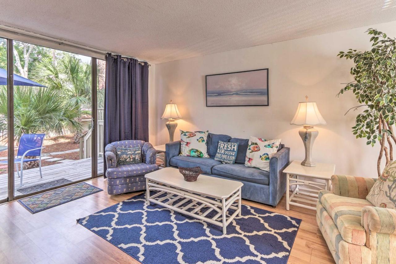 Hilton Head Island Townhome Patio, Walk To Beach エクステリア 写真