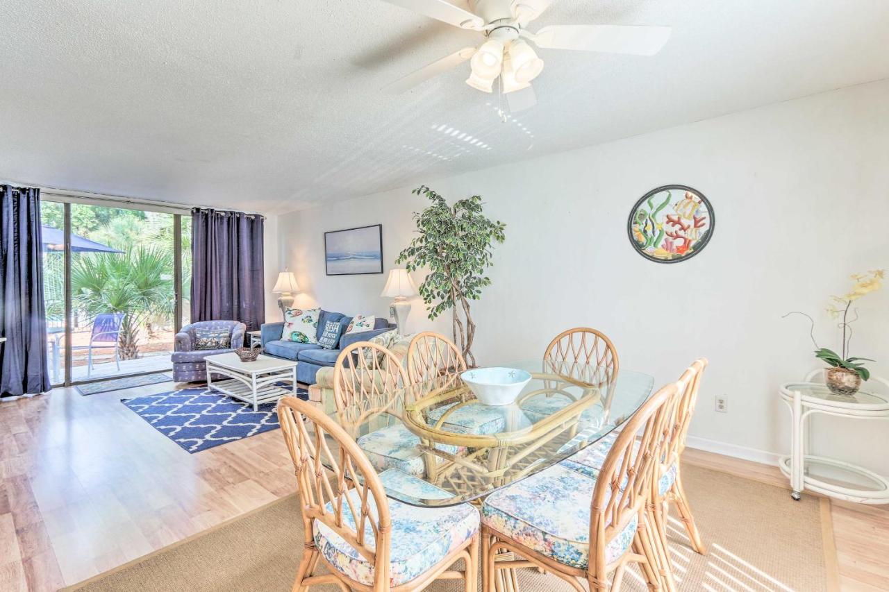 Hilton Head Island Townhome Patio, Walk To Beach エクステリア 写真